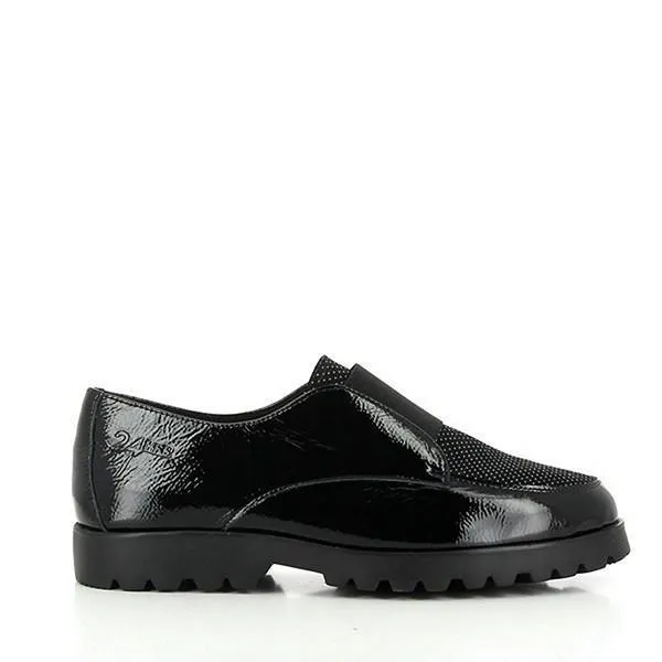 24 Hrs 24230 Black Slide-On Shoes