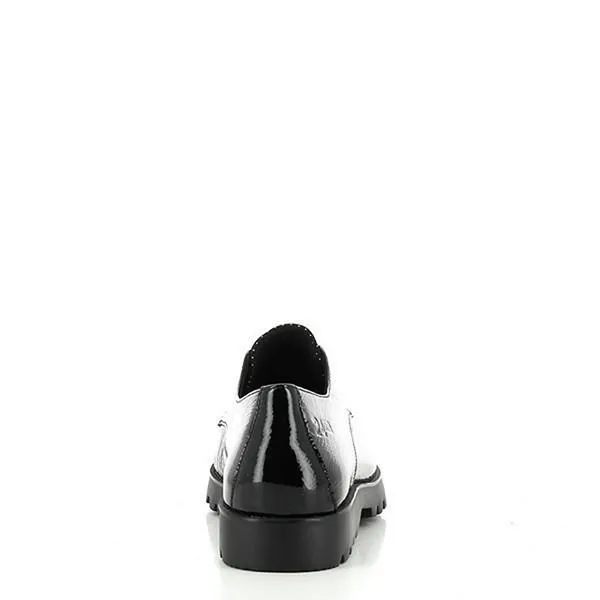 24 Hrs 24230 Black Slide-On Shoes