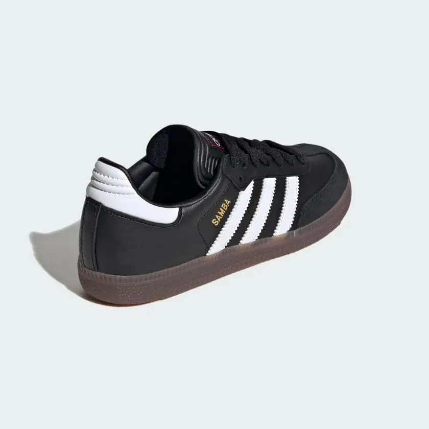 adidas SAMBA Indoor Soccer Shoes | Core Black-Cloud White | Kid's Unisex