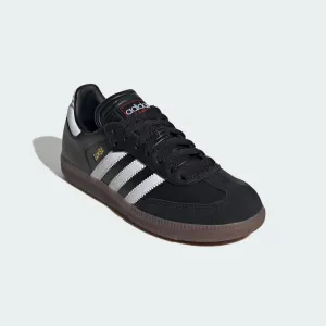 adidas SAMBA Indoor Soccer Shoes | Core Black-Cloud White | Kid's Unisex