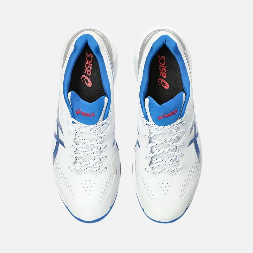 Asics 350 NOT OUT FF Mens Cricket Shoes - White/Tuna Blue