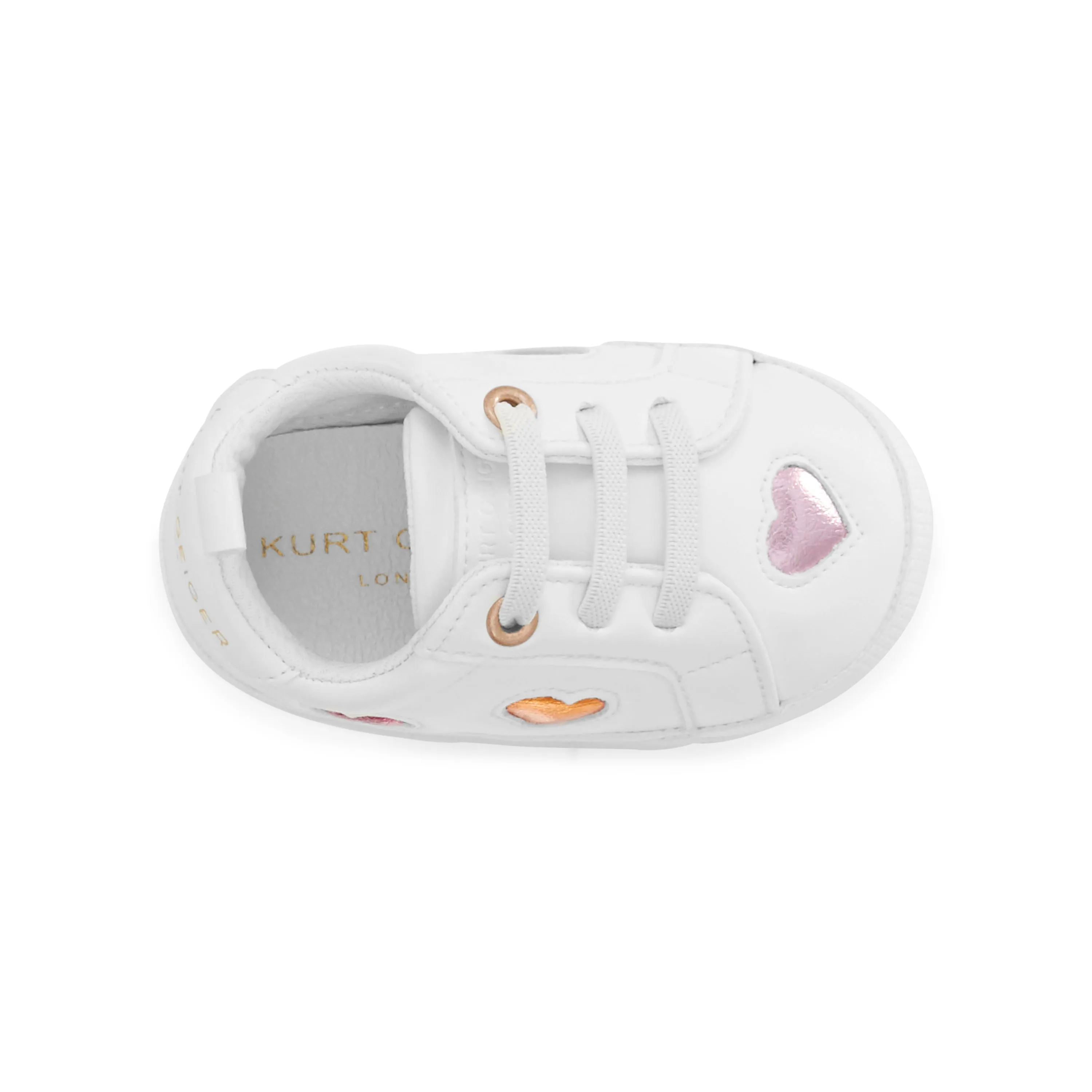 Baby Lane Love Sneaker - Little Kid White