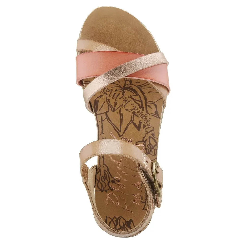 Blowfish Monti | Terracotta/Rose Gold Sandals