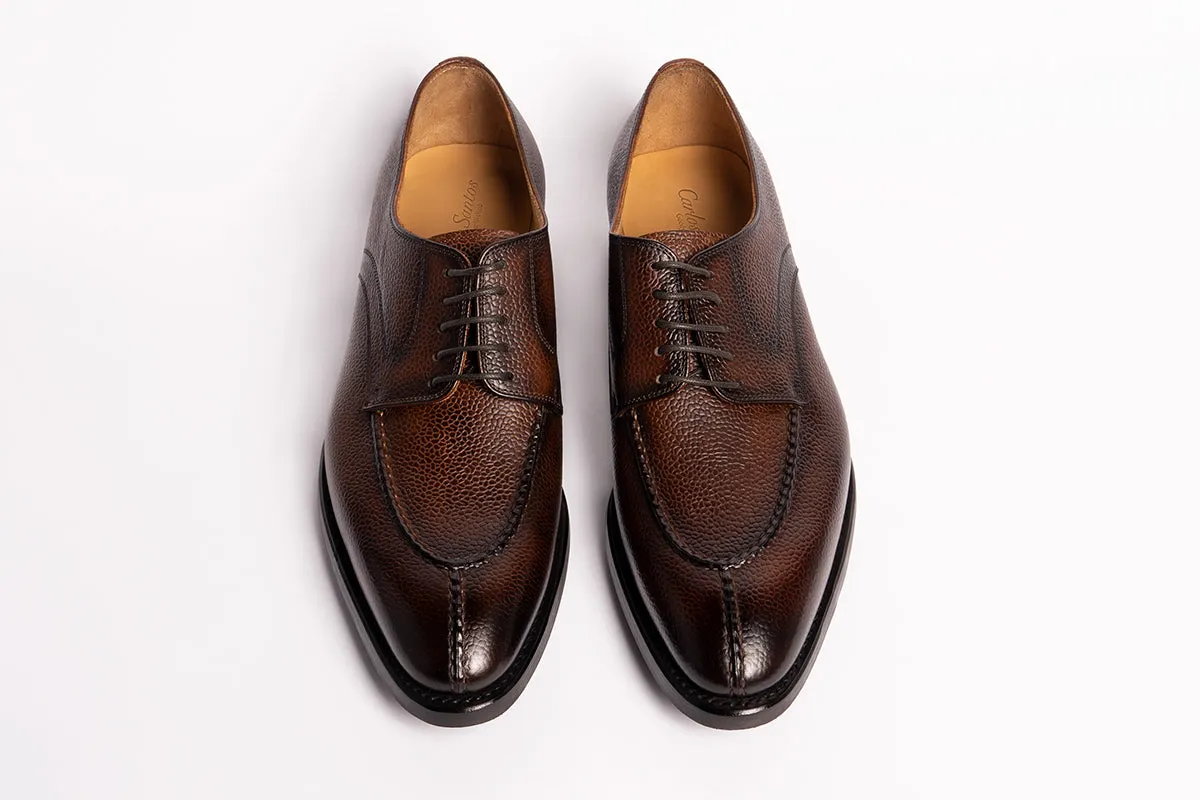 Carlos Santos 9131 Split-Toe Derby in Guimaraes Patina