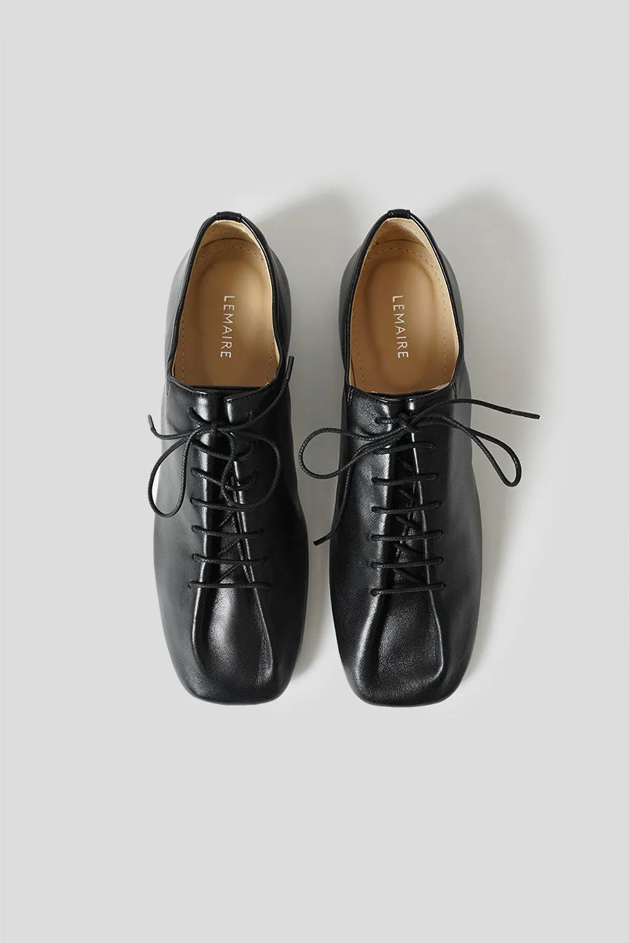 CHAUSSURES SOURIS FLAT CLASSIC DERBIES NOIRES