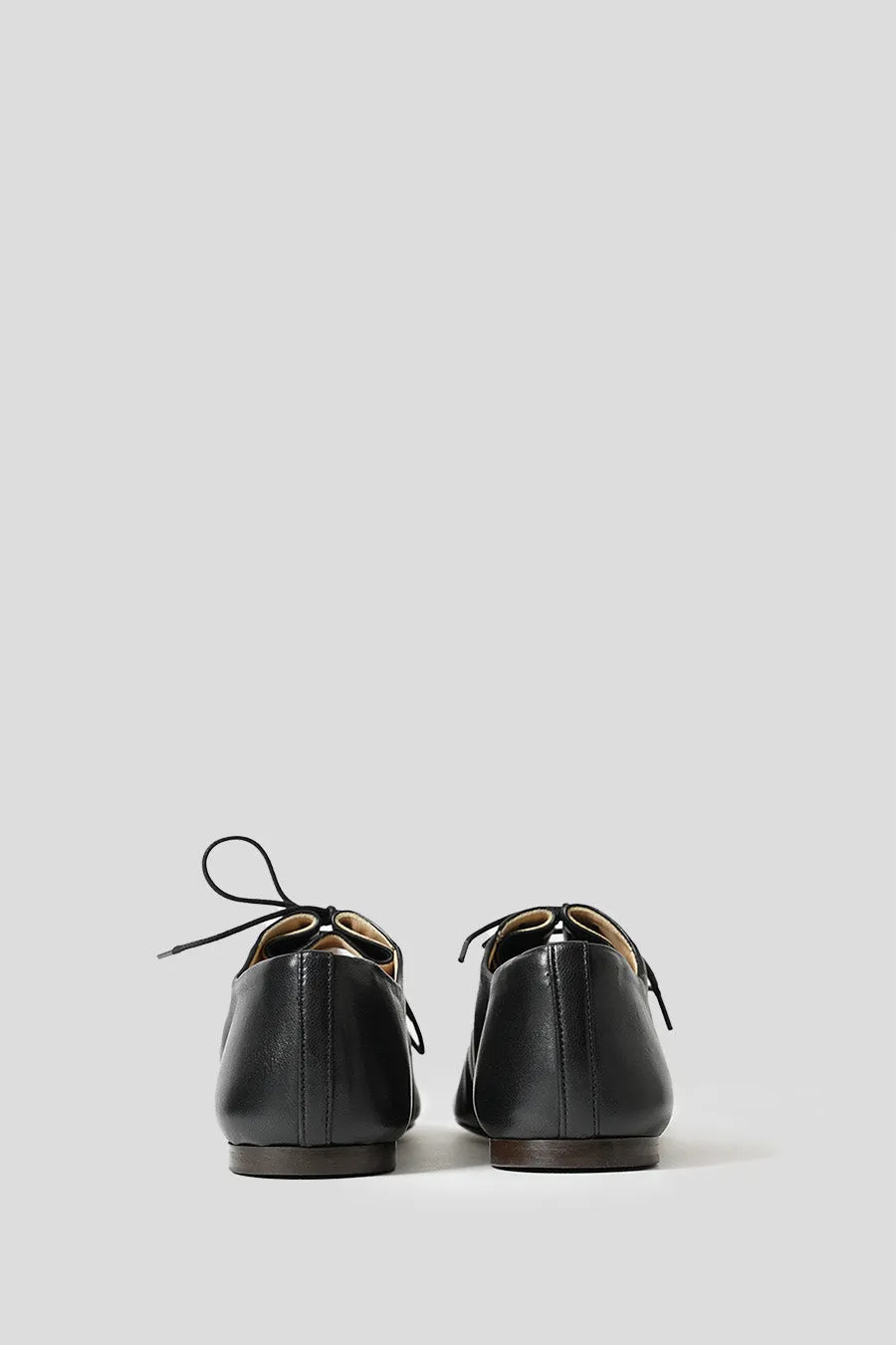 CHAUSSURES SOURIS FLAT CLASSIC DERBIES NOIRES