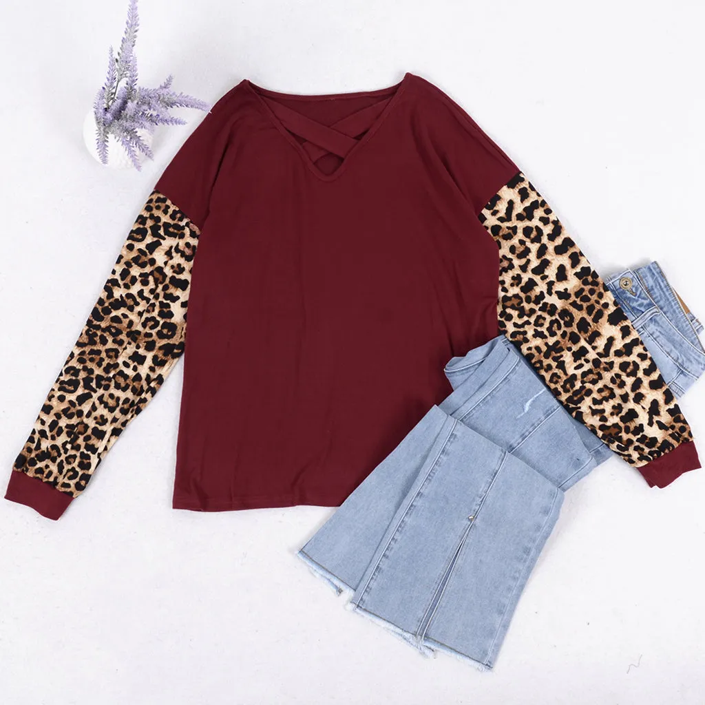 Criss Cross Two Tone Sweater