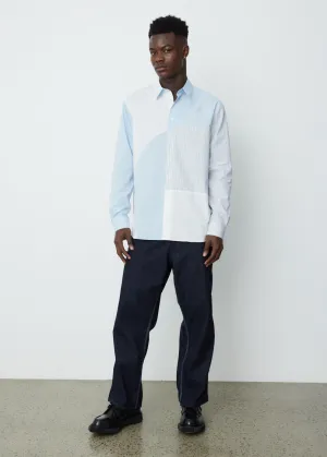 Curved Patchwork Classic Fit Shirt