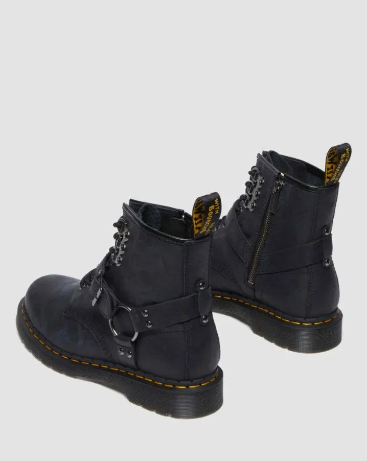 Dr Martens 1460 HDW Antique Pull Up Black Boots