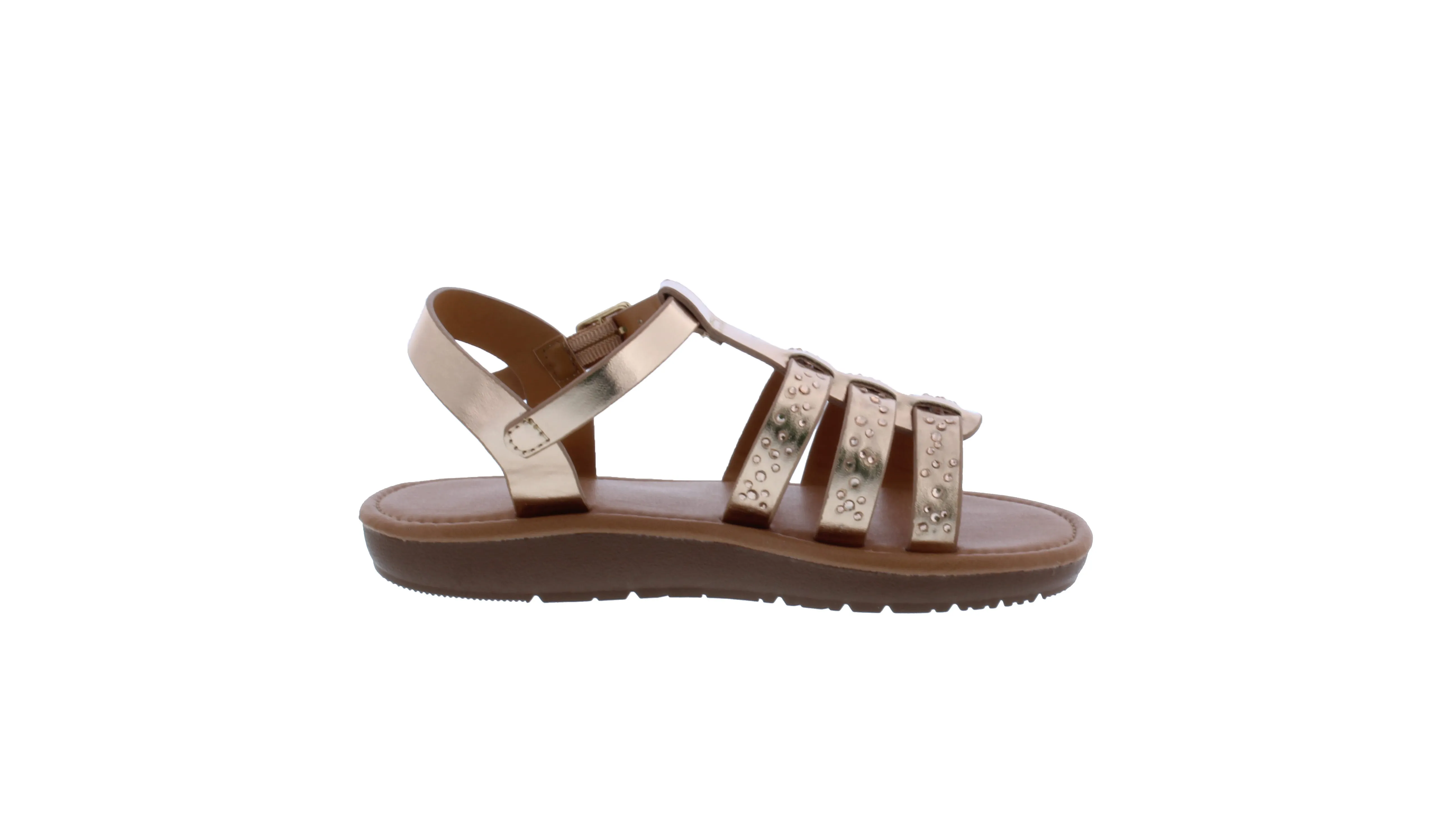 Girls Strappy Rhinestone Sandal