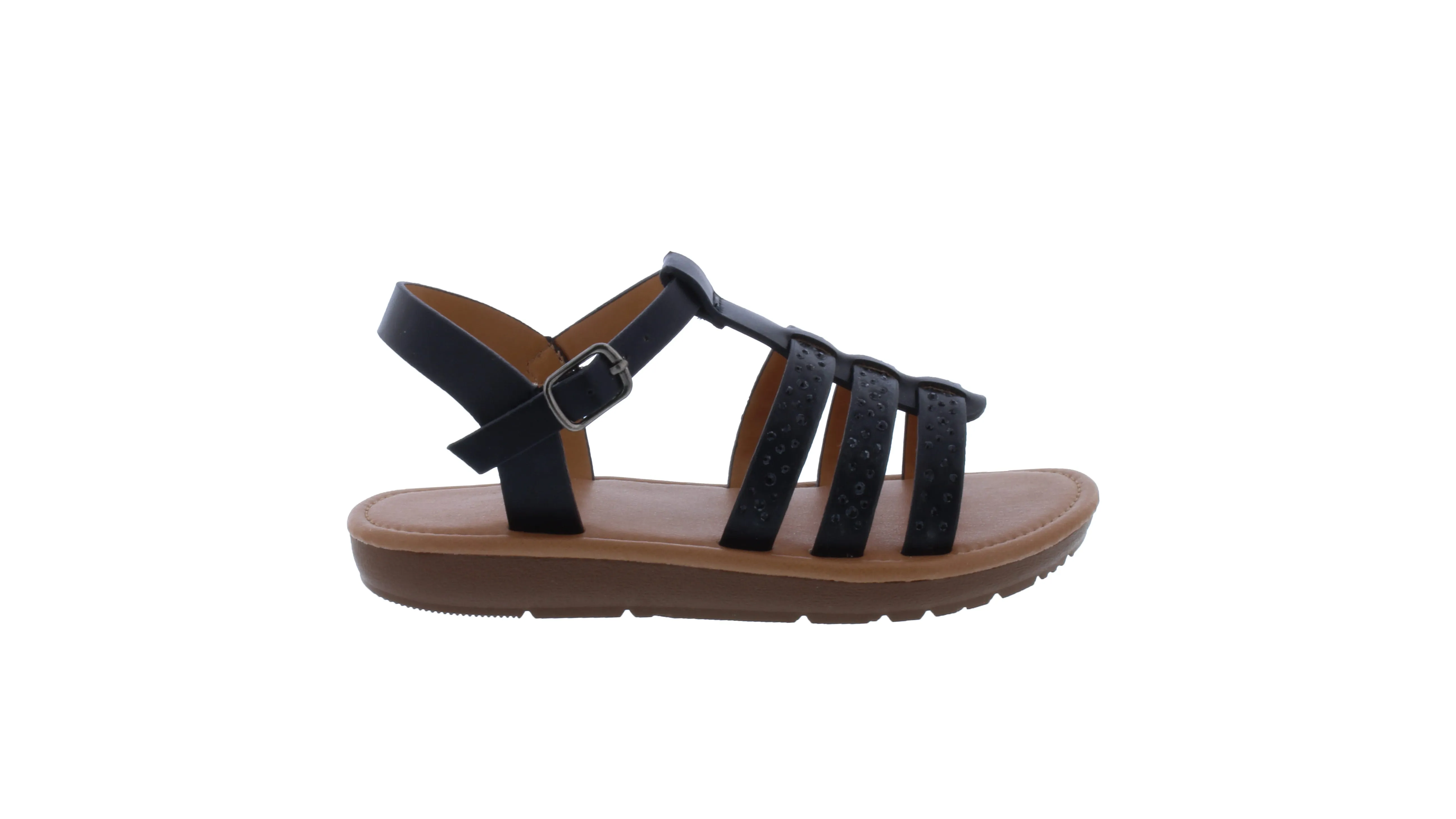 Girls Strappy Rhinestone Sandal