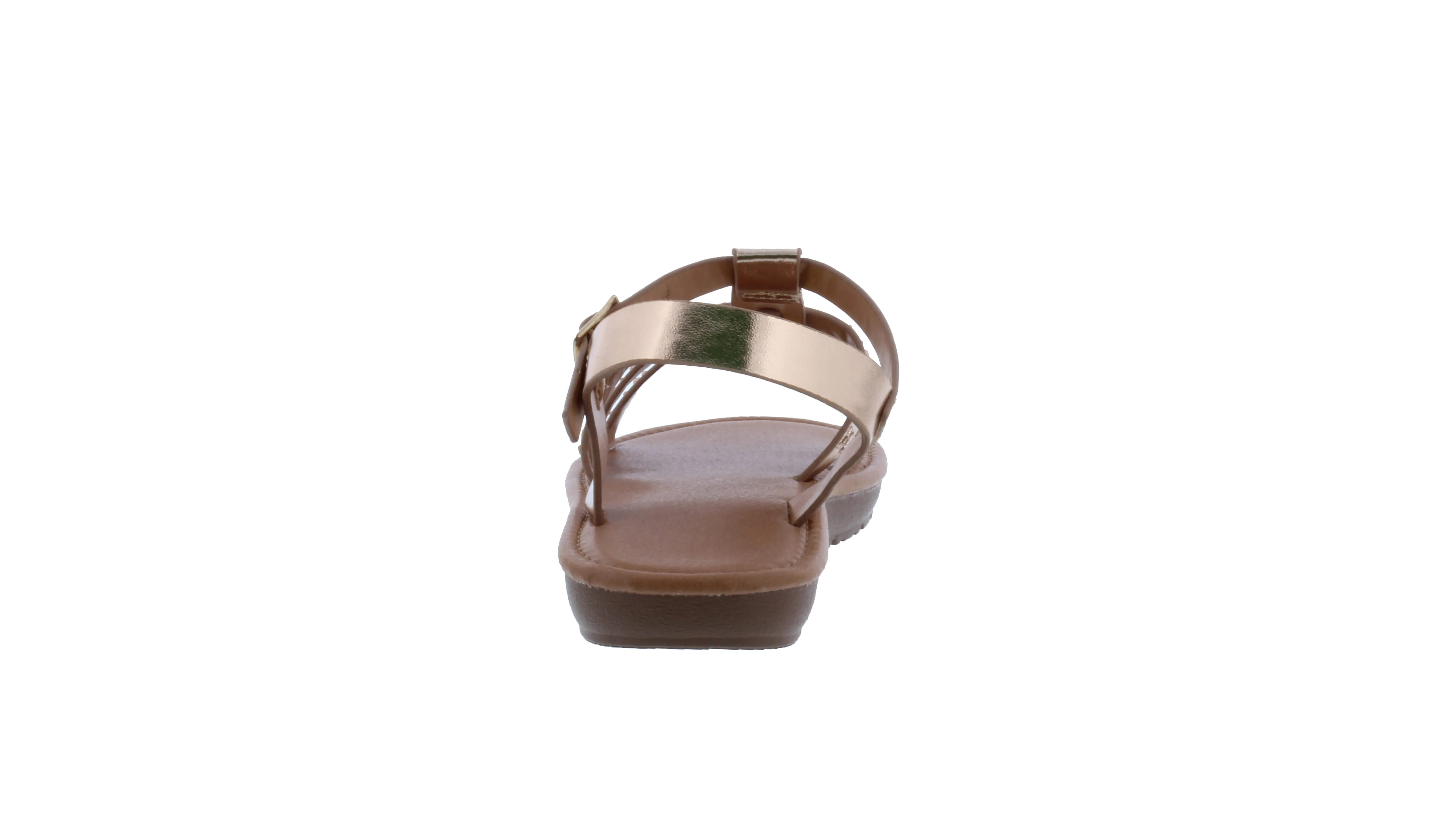 Girls Strappy Rhinestone Sandal
