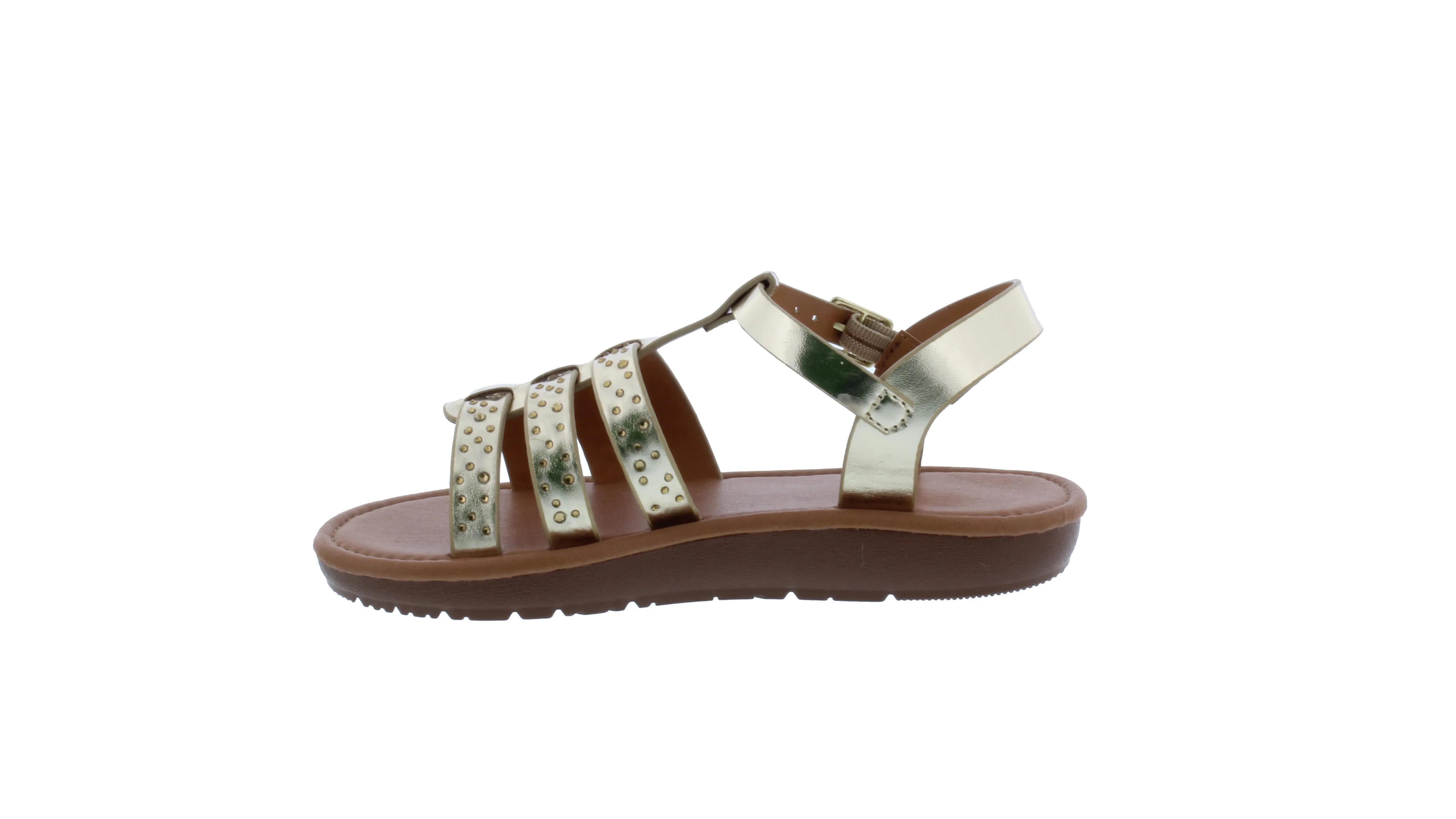 Girls Strappy Rhinestone Sandal