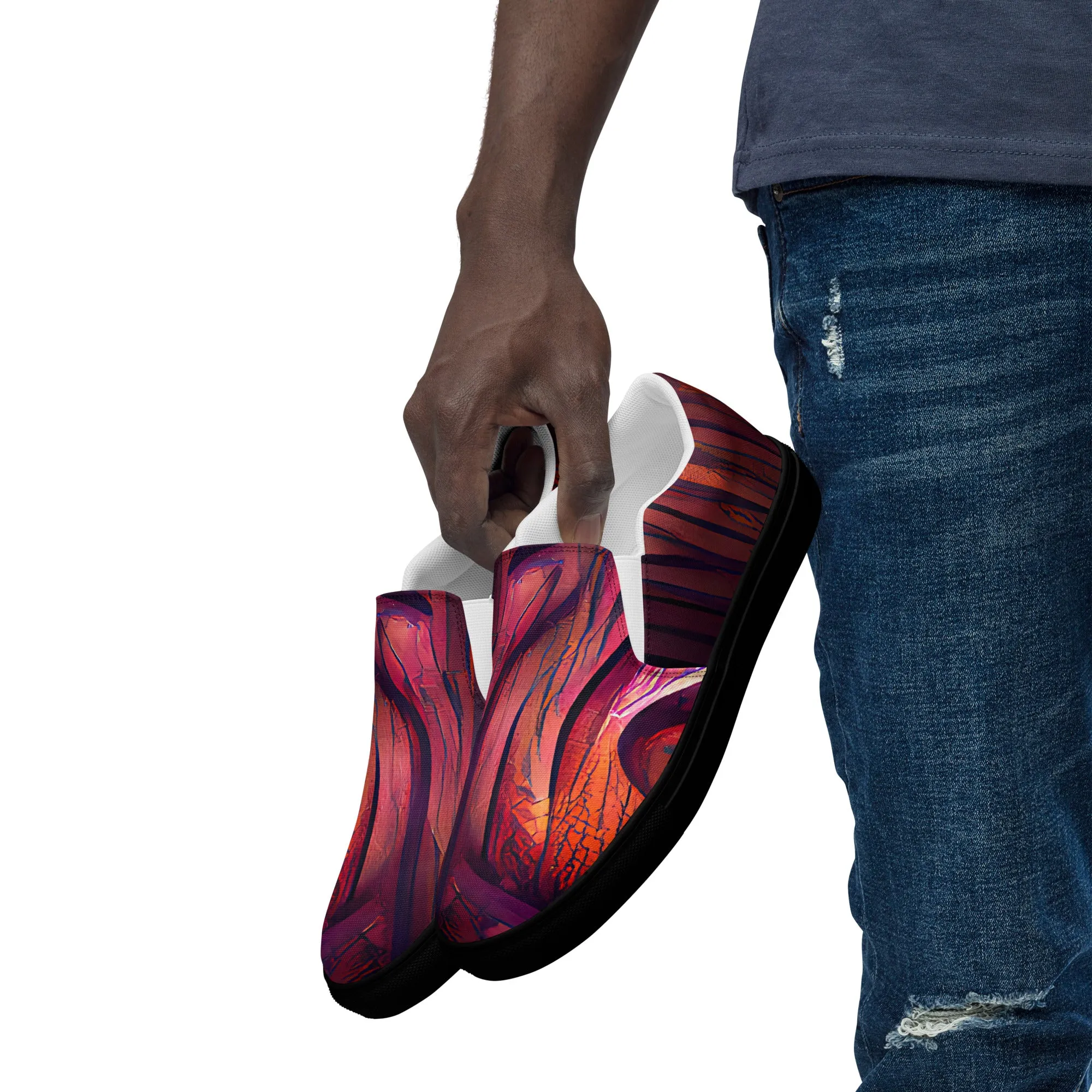Hardwood - Mens Slip-On Canvas Shoes