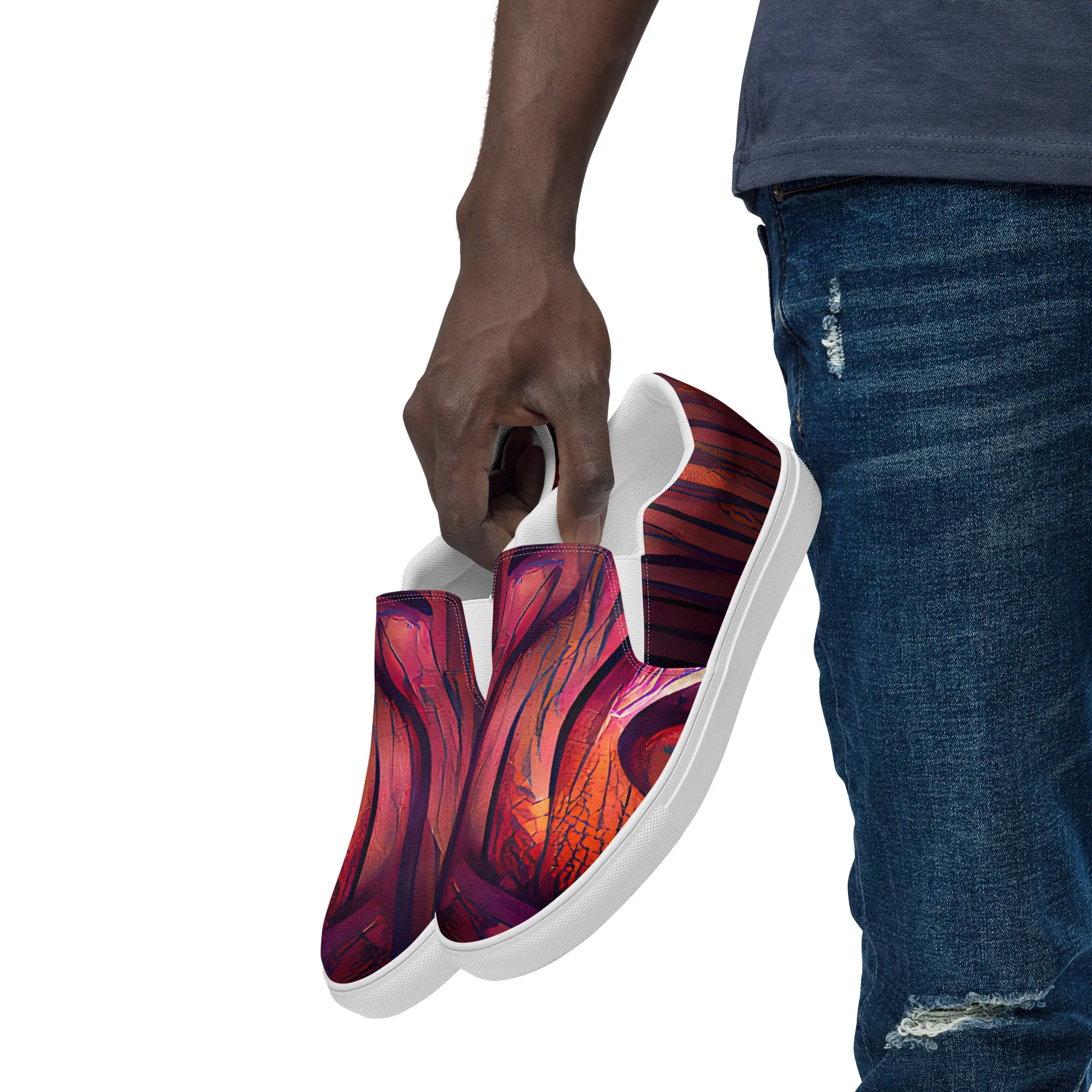 Hardwood - Mens Slip-On Canvas Shoes