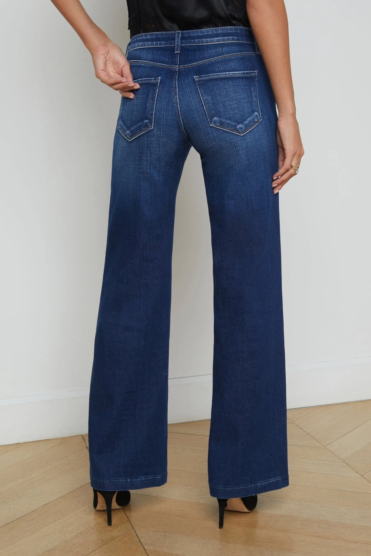 Joanne Low-Rise Wide-Leg Jean