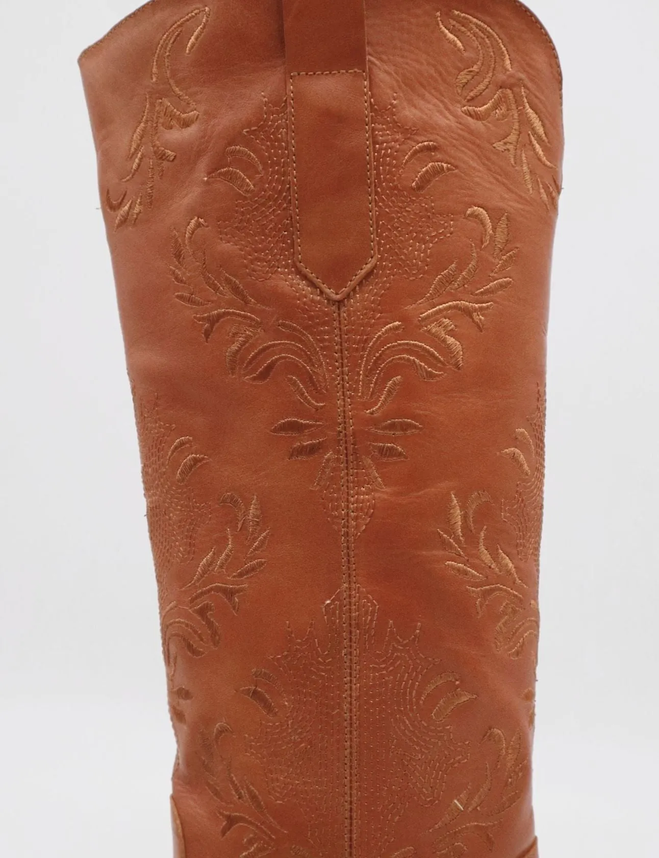 Jolene western cowboy boots in tan leather women's shoes