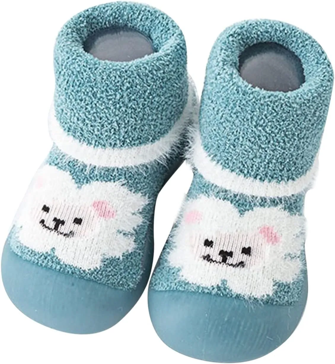 Kids Shoes Boys,Infant Boys Girls Cartoon Socks Shoes Toddler Fleece WarmThe Floor Socks Non Slip Prewalker Boys Shoes