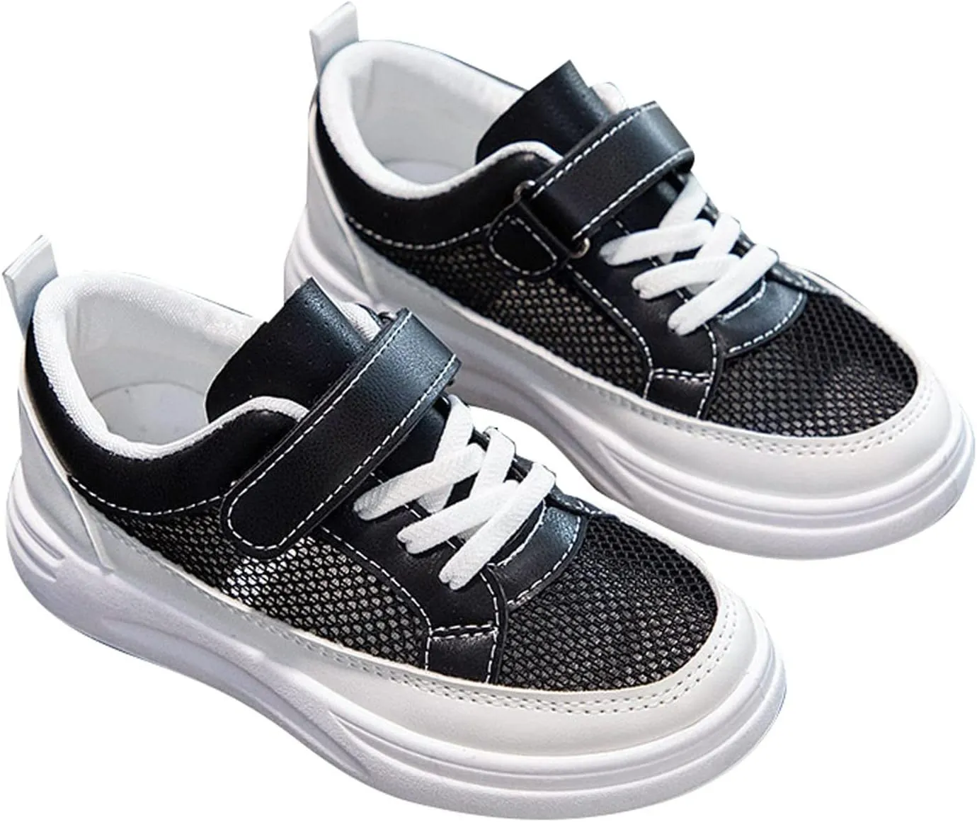 Kids' Simple Strap Sneakers Toddler Casual Athletic Shoes for Boys and Girls Durable and Comfortable Fit for Toddlers