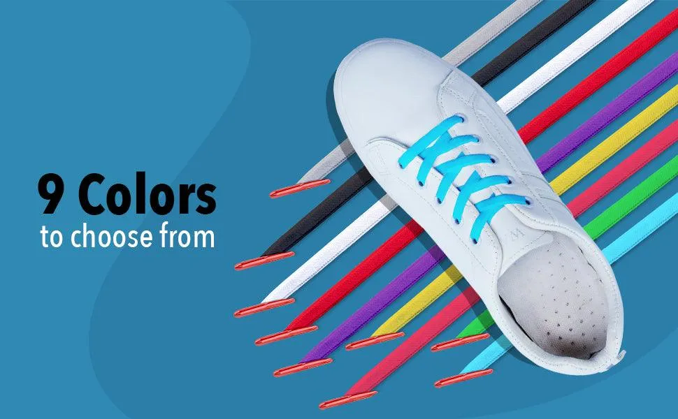 Laceez Kids No Tie Shoelaces, 1-Pack (1 Pair) Various Colors Available