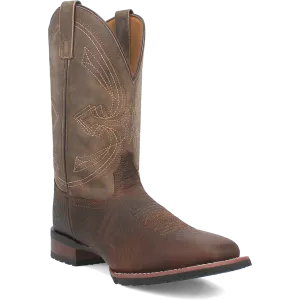 Laredo Men's 11" Elias Western Boot - Chocolate/Tan 7733