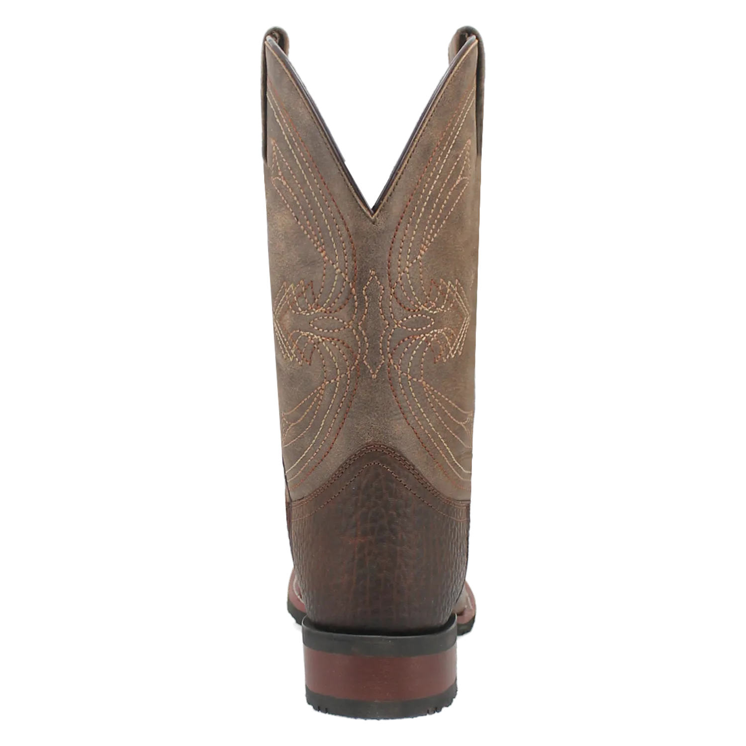 Laredo Men's 11" Elias Western Boot - Chocolate/Tan 7733