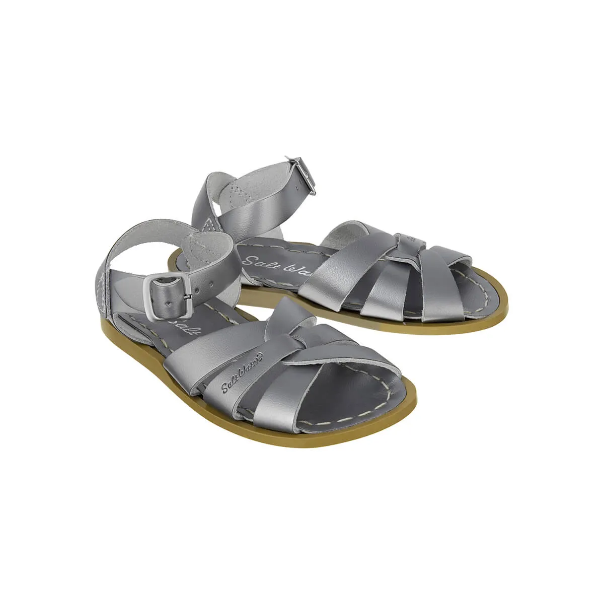 Original Sandals in Pewter by Salt-Water - Last Ones In Stock - SS 5-6 / EUR 22-23