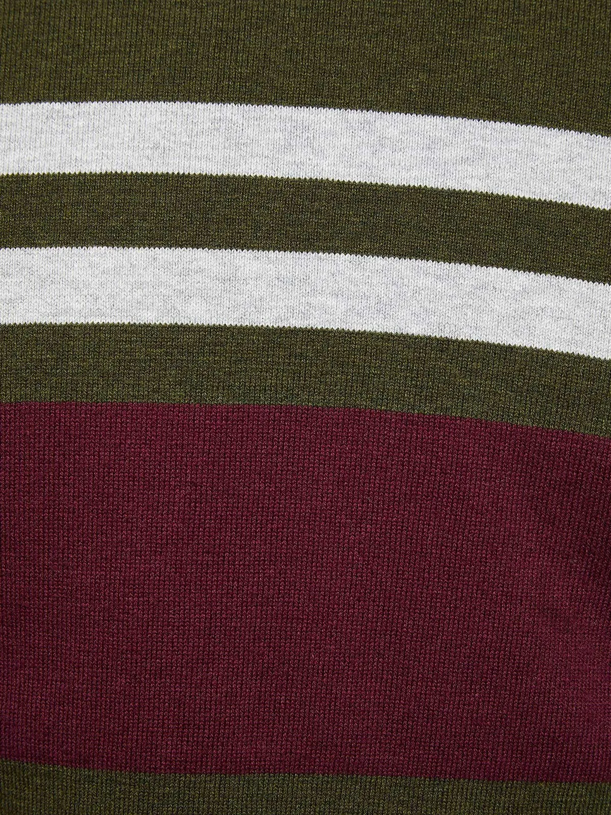 Otto Block Stripe Crew Neck Knit