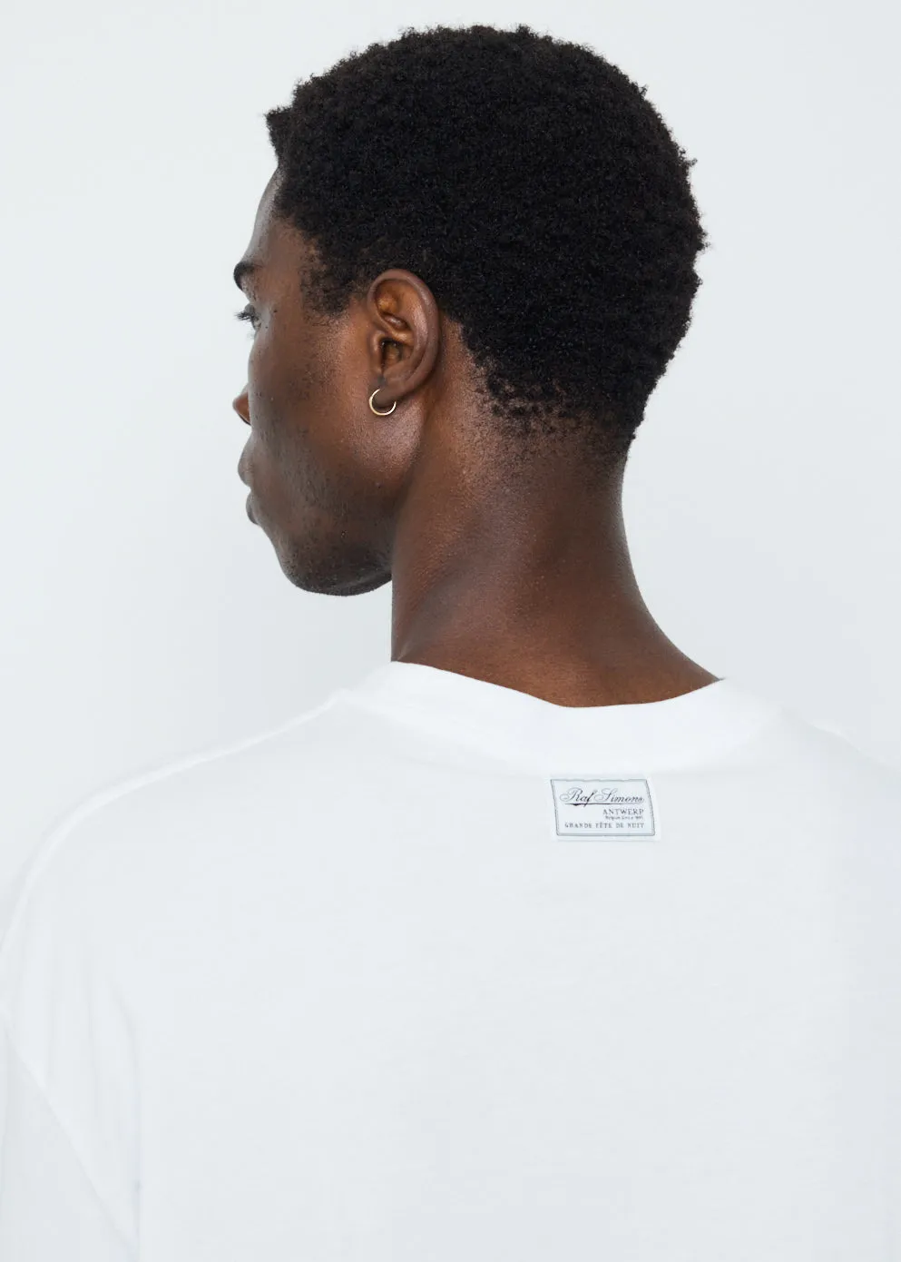 Oversized T-shirt with Altered Reality Print Front