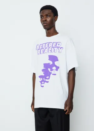 Oversized T-shirt with Altered Reality Print Front