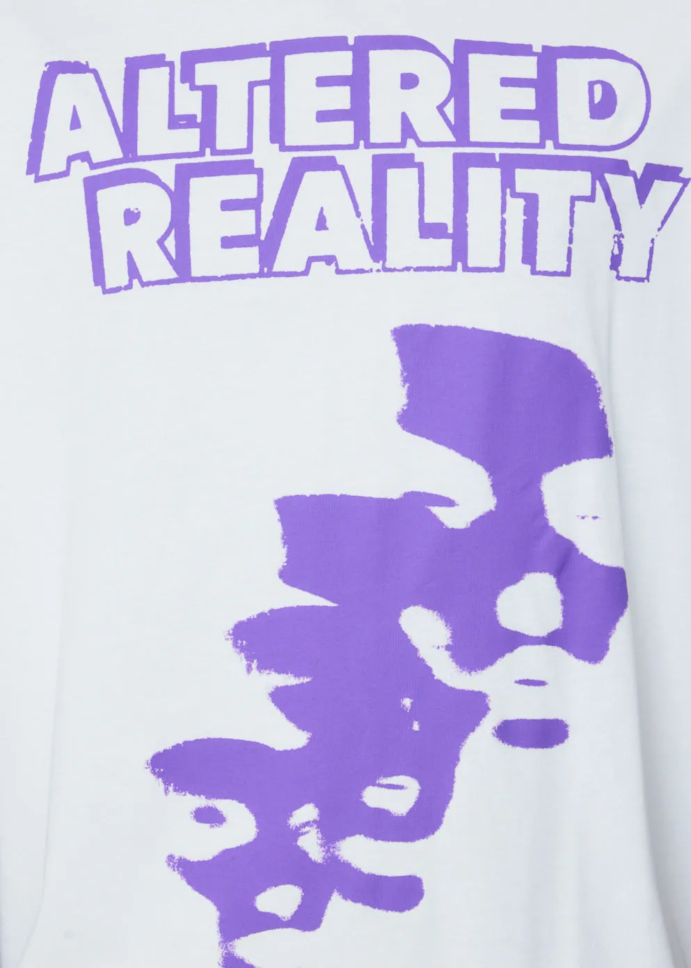 Oversized T-shirt with Altered Reality Print Front