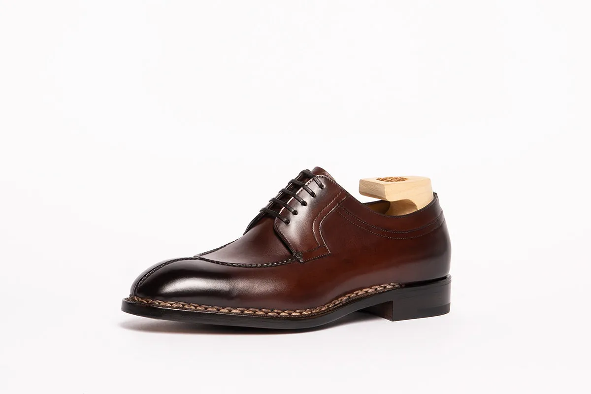 Paolo Scafora 583 Norwegian Split Toe Derby In Positano Calf