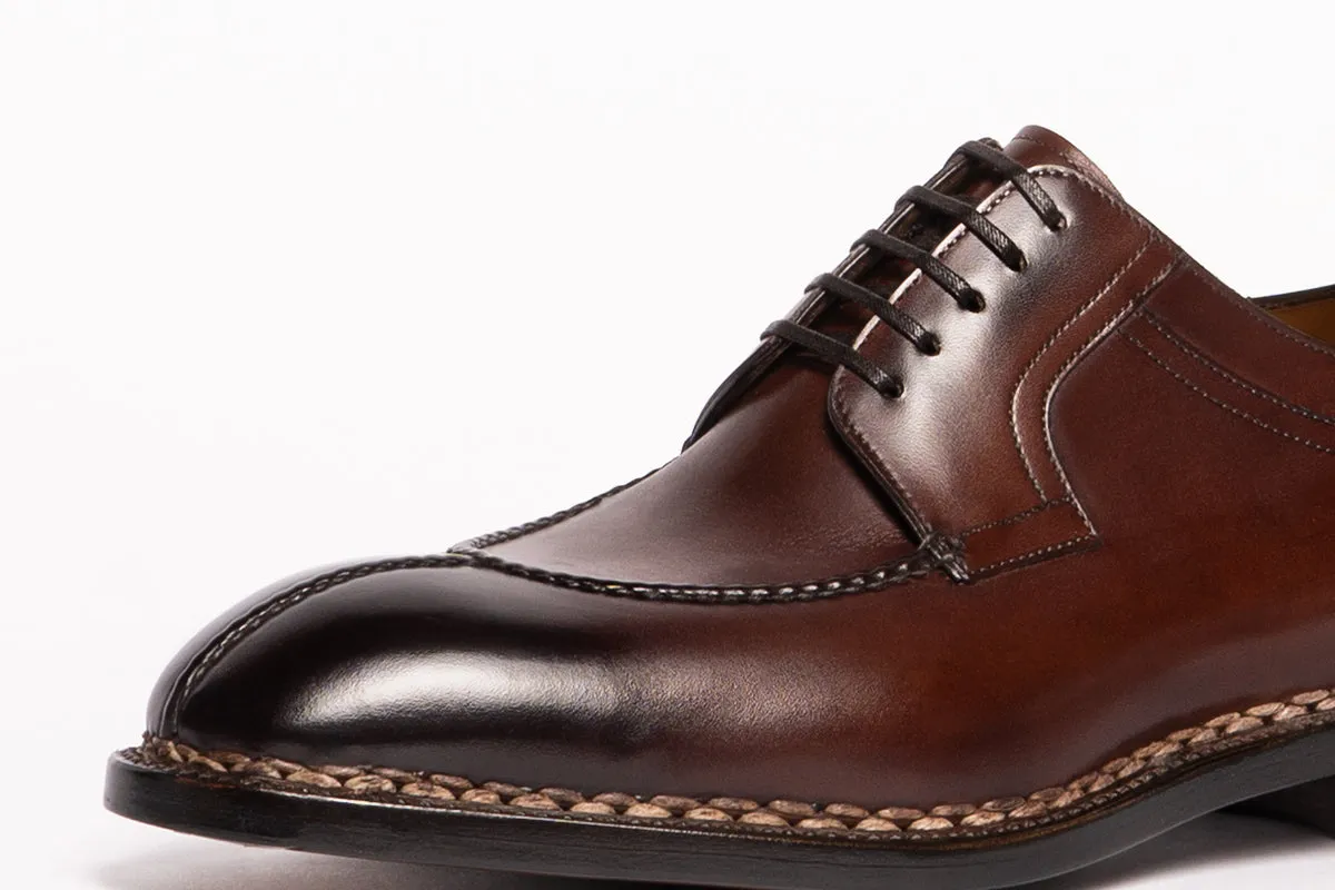 Paolo Scafora 583 Norwegian Split Toe Derby In Positano Calf