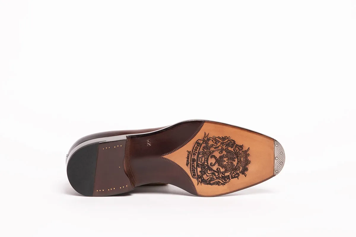 Paolo Scafora 583 Norwegian Split Toe Derby In Positano Calf