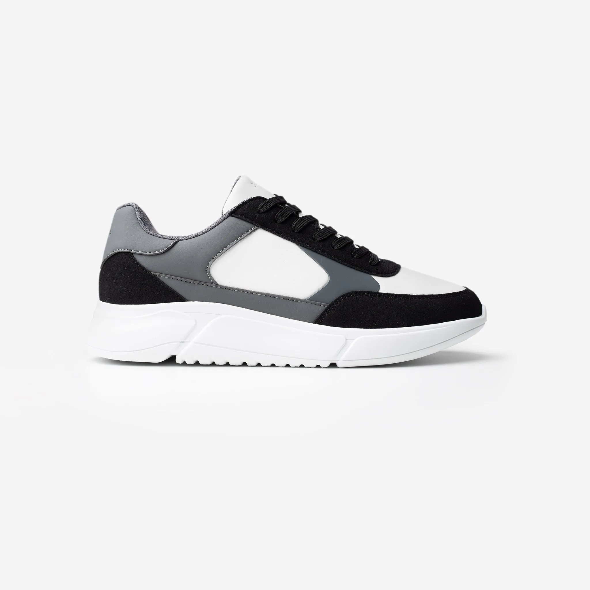 Premium LTHR Runner | White Black