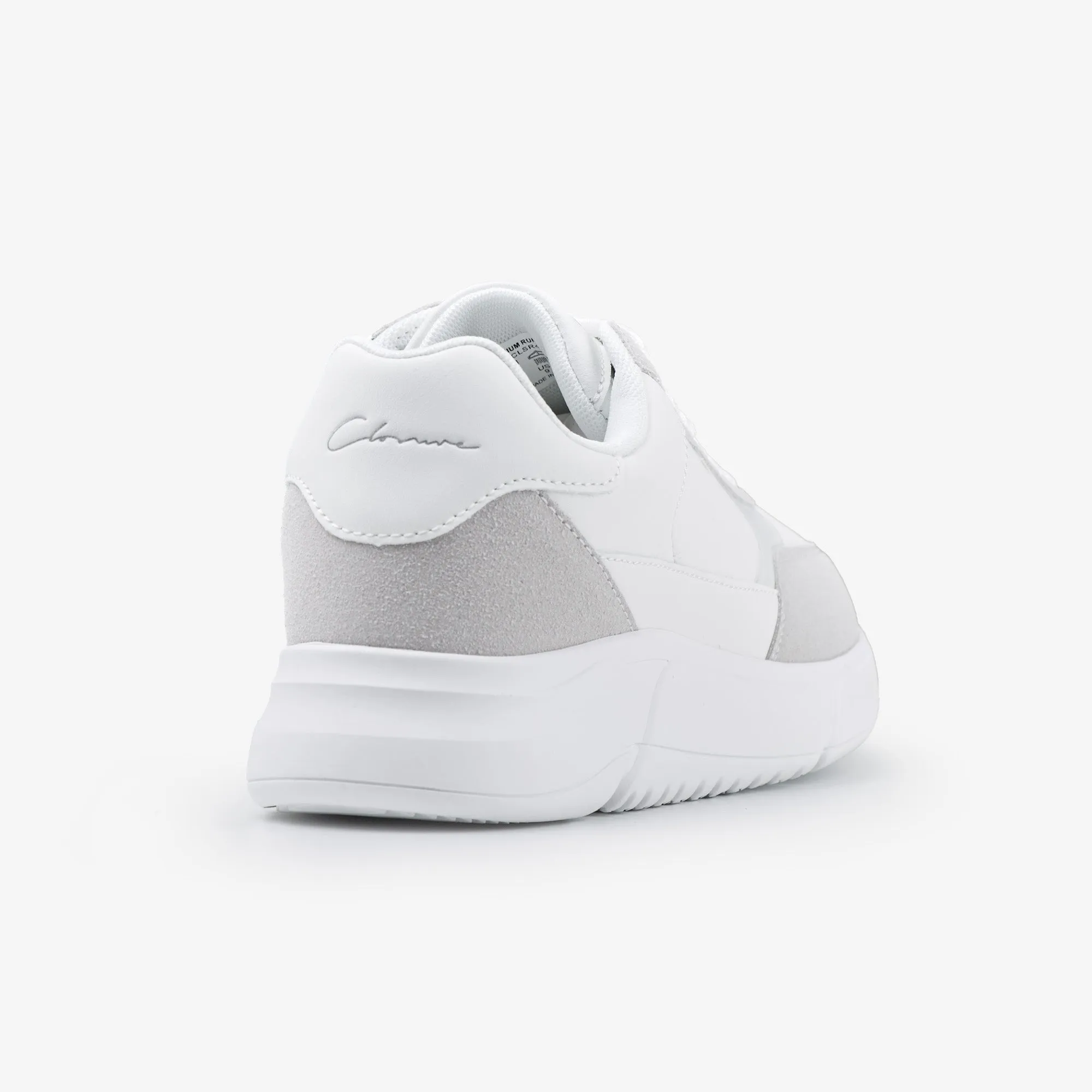 Premium LTHR Runner | White