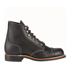 Red Wing Heritage Women's Iron Ranger-W Work Boot in Black Boundary