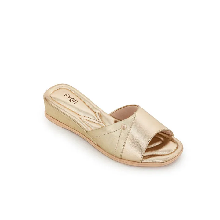 Shinny Wide Strap Sandal BRM 023