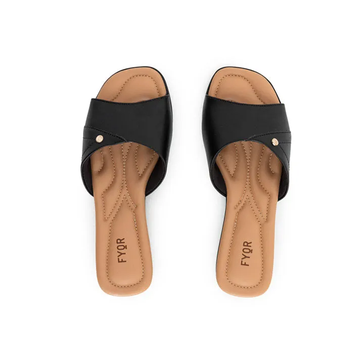 Shinny Wide Strap Sandal BRM 023