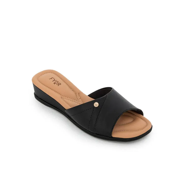 Shinny Wide Strap Sandal BRM 023