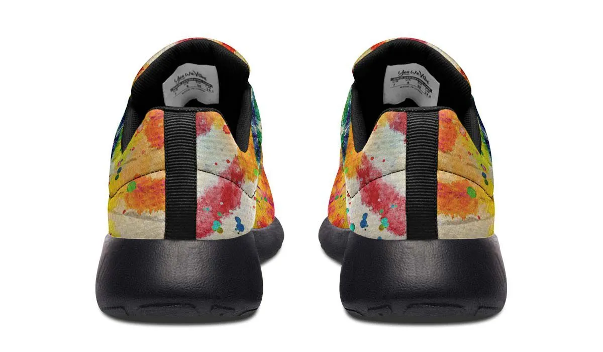 Tie Dye Peace Watercolor