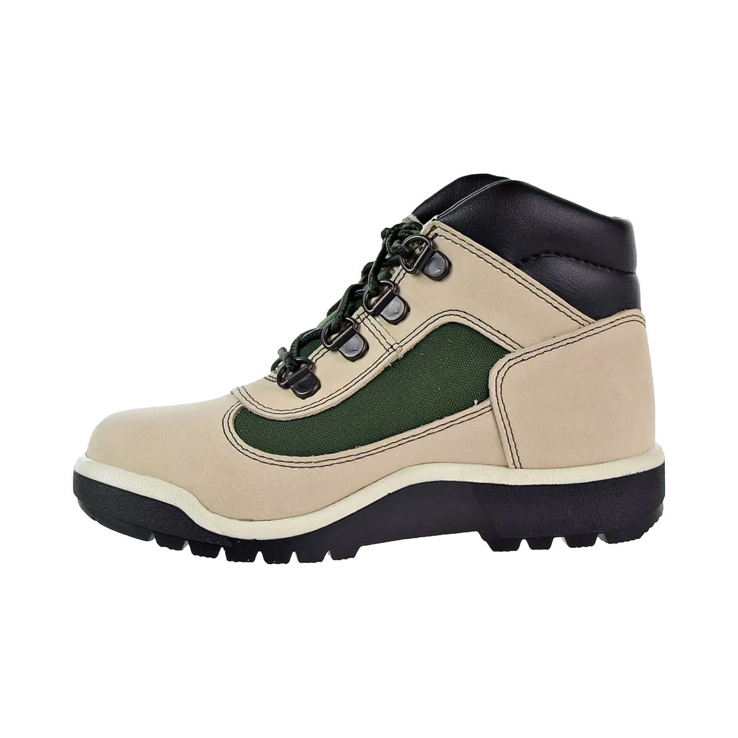 Timberland Field Boot Little Kid's Shoes Medium Beige Nubuck