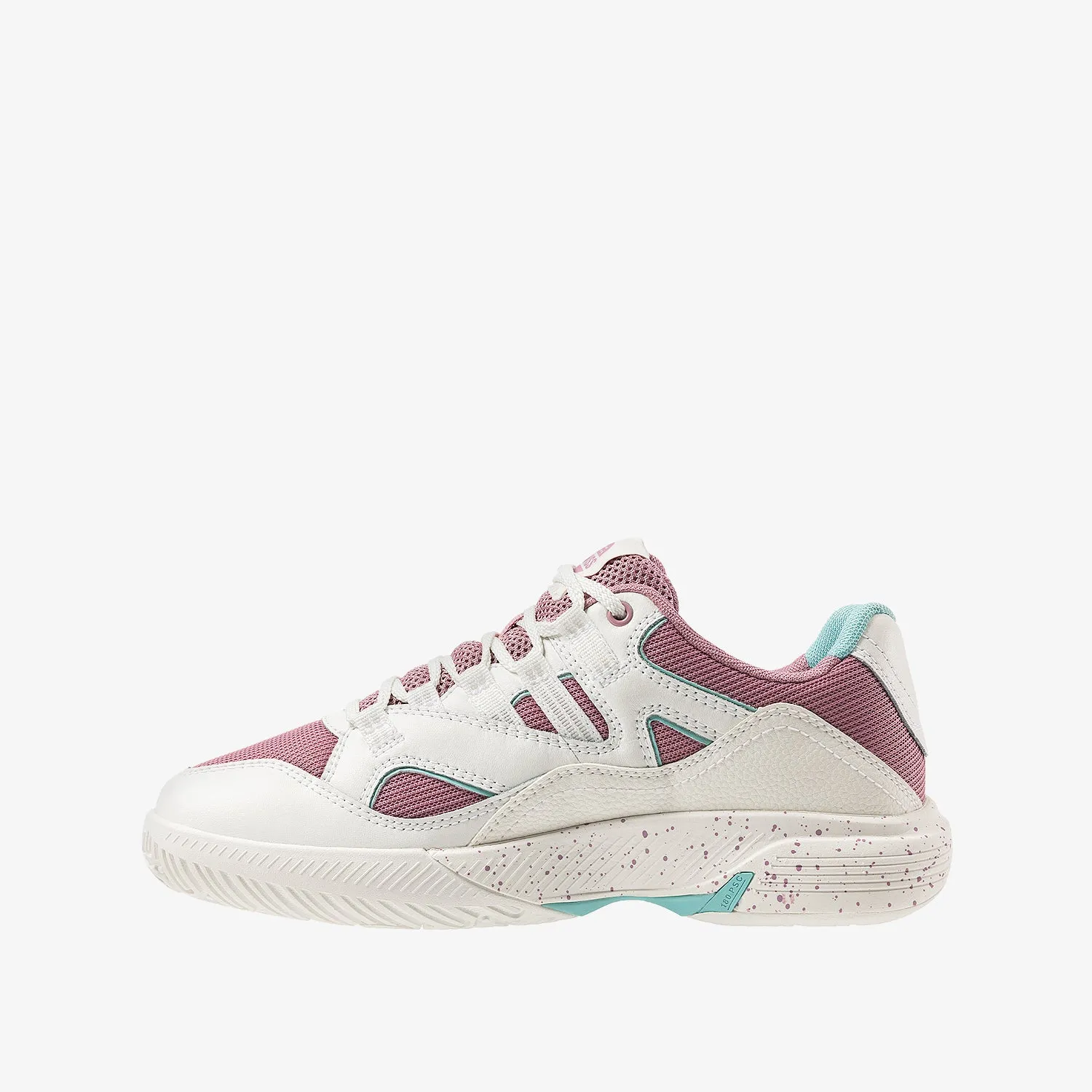Tura Team Padel Women's Shoes - Snow White/Lilas/Pastel Turquoise