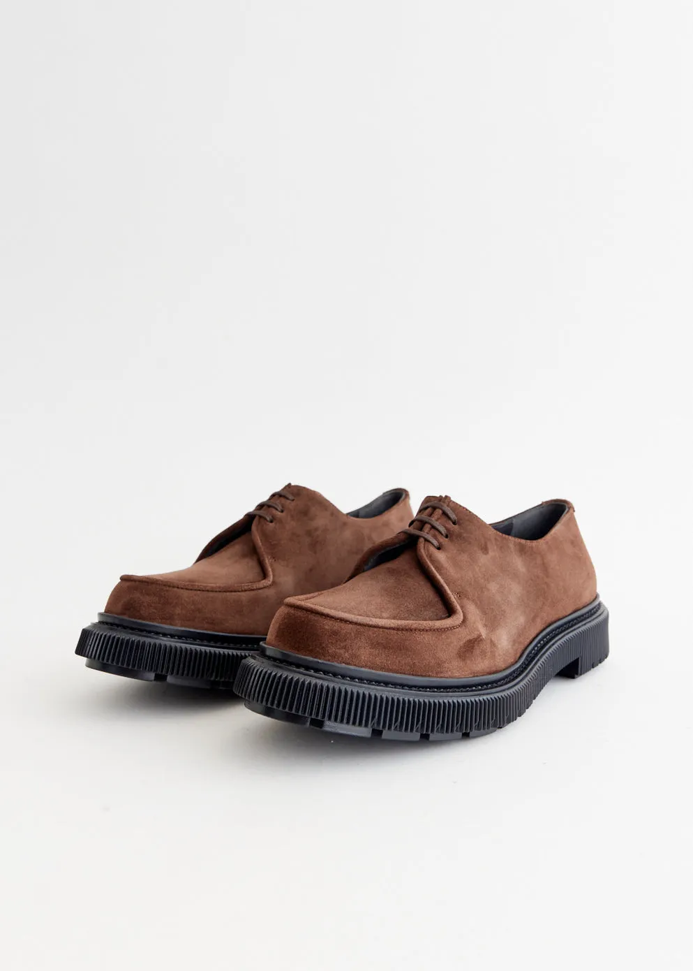 Type 124 Suede Derbies