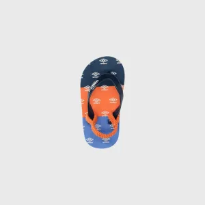 Umbro Infants Stripe Thongs Blue/Multi _ 182041 _ Blue