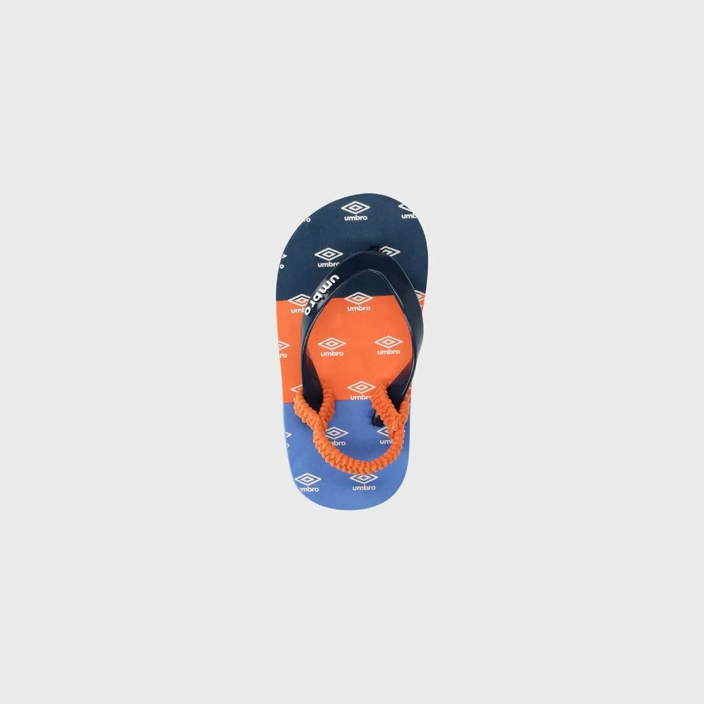 Umbro Infants Stripe Thongs Blue/Multi _ 182041 _ Blue