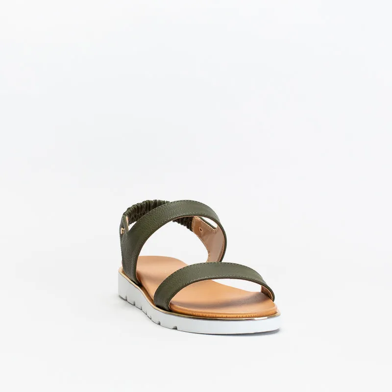 Unreal Women Double Strap Footbed Sandal _ 147449