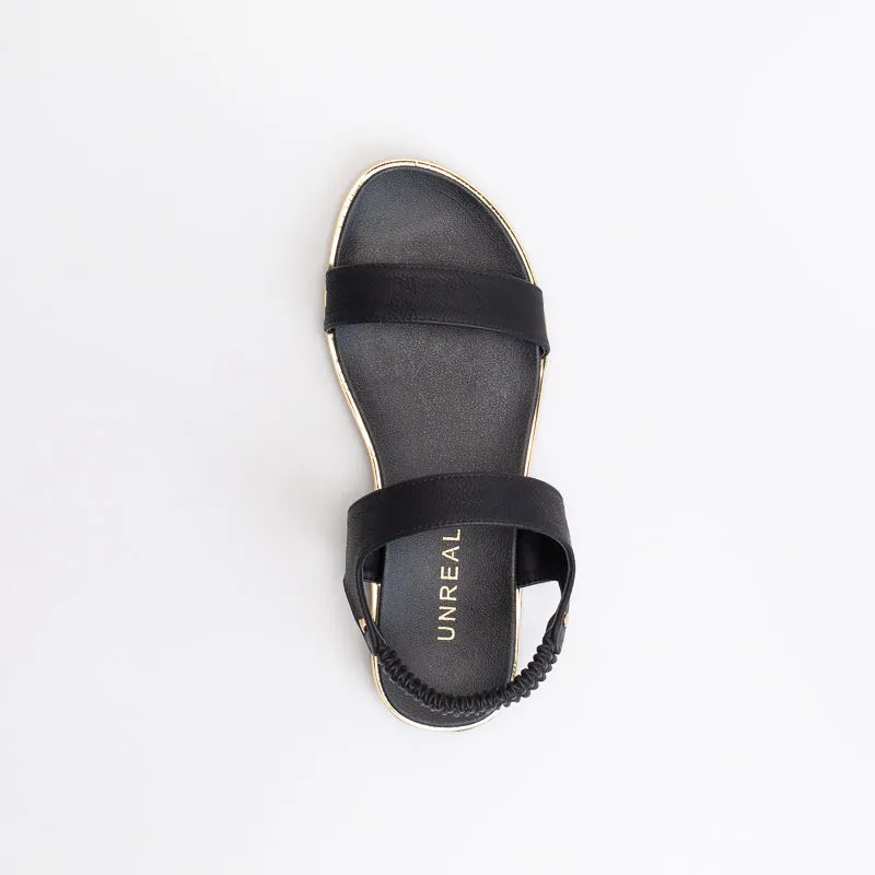 Unreal Women Double Strap Footbed Sandal _ 147449