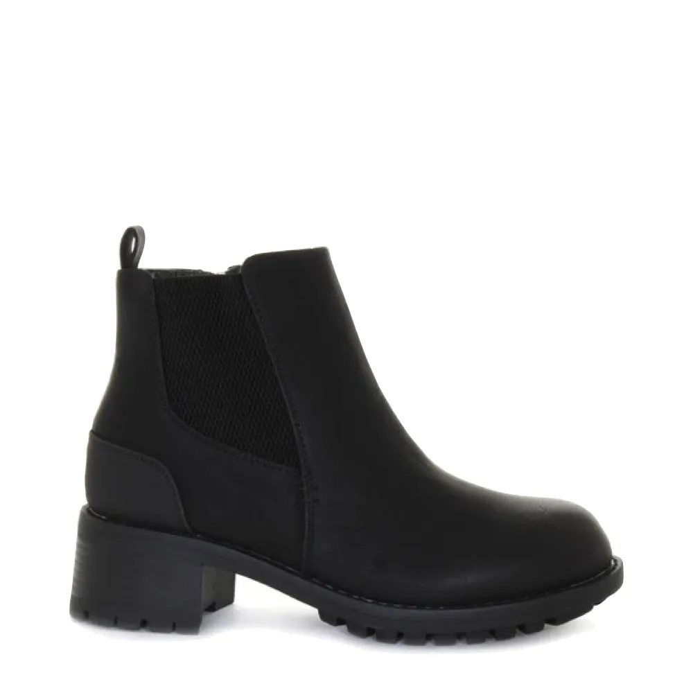Wanderlust Women's Tierney Heeled Waterproof Boot in Black