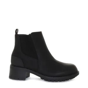 Wanderlust Women's Tierney Heeled Waterproof Boot in Black